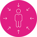 Cision Unternehmenswerte. Own it Icon