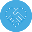 Cision Unternehmenswerte. Stronger Together Icon