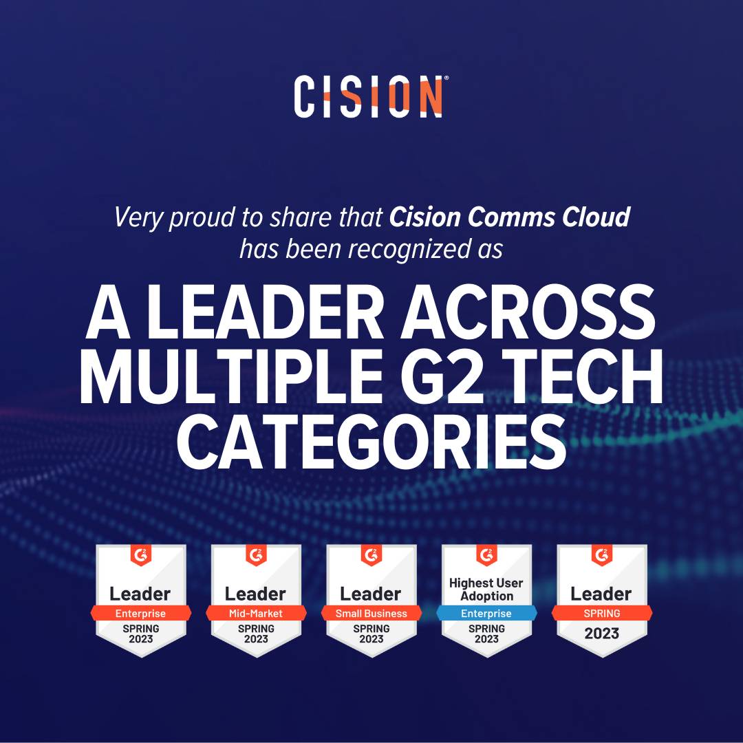 G2 Badges Cision