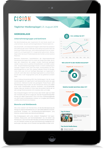 pressespiegel von cision insights