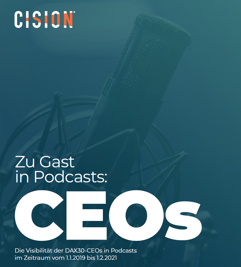 titelblatt der Medienanalyse zu CEOs in Podcasts