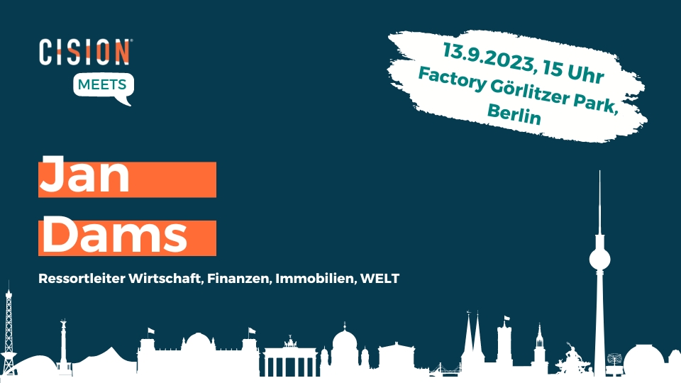 CISION Meets... Jan Dams (WELT) CISION Meets... Jan Dams (WELT)
