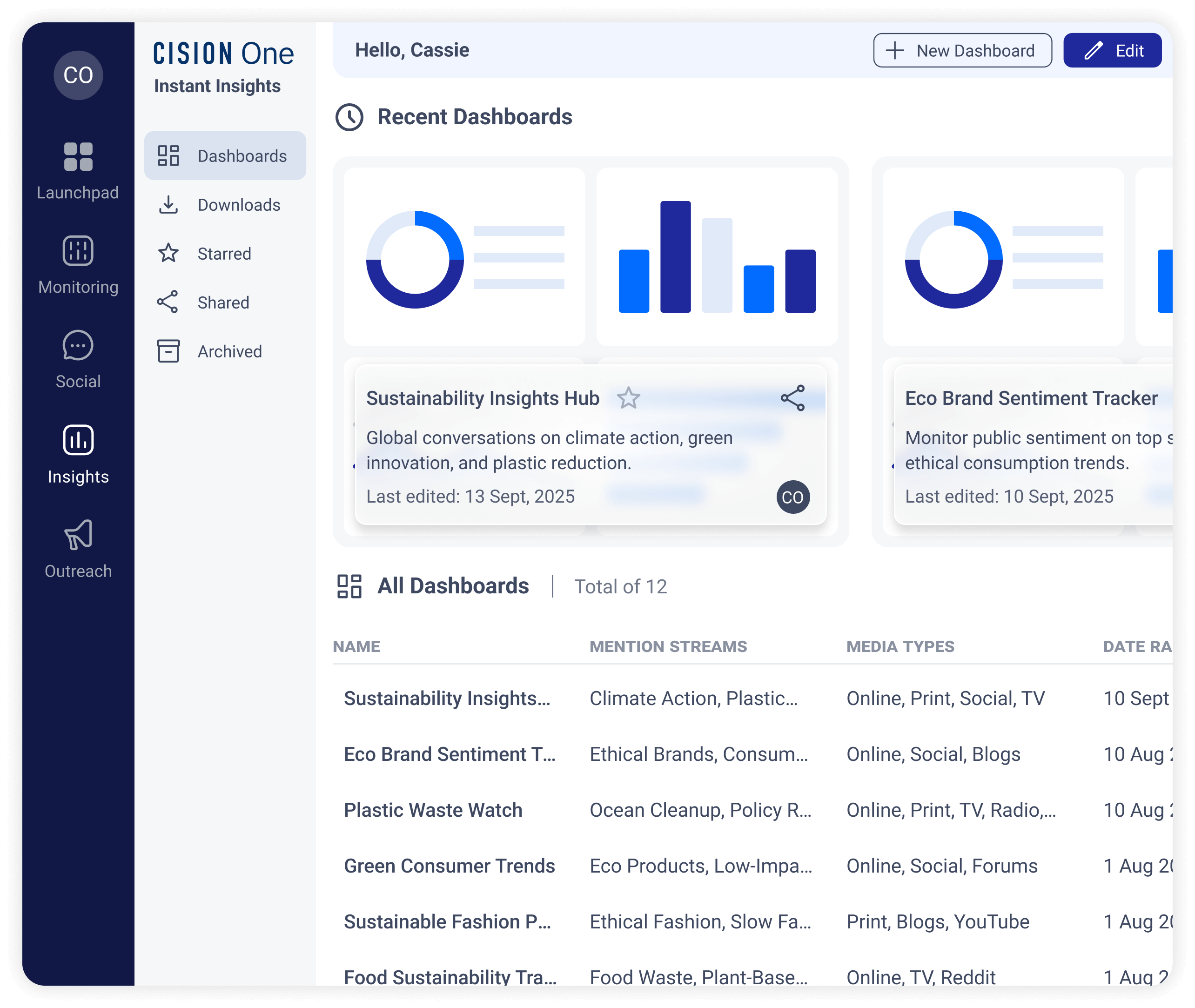 performance analyse cisionone